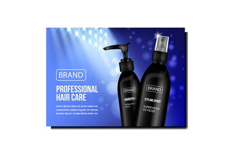 Download Professional Hair Care Promotional Poster Vector